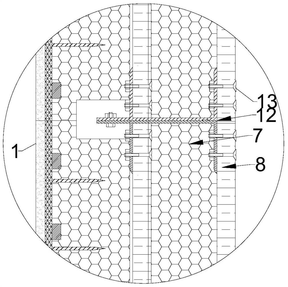 Composite building wall module, modular building wall and preparation method and application