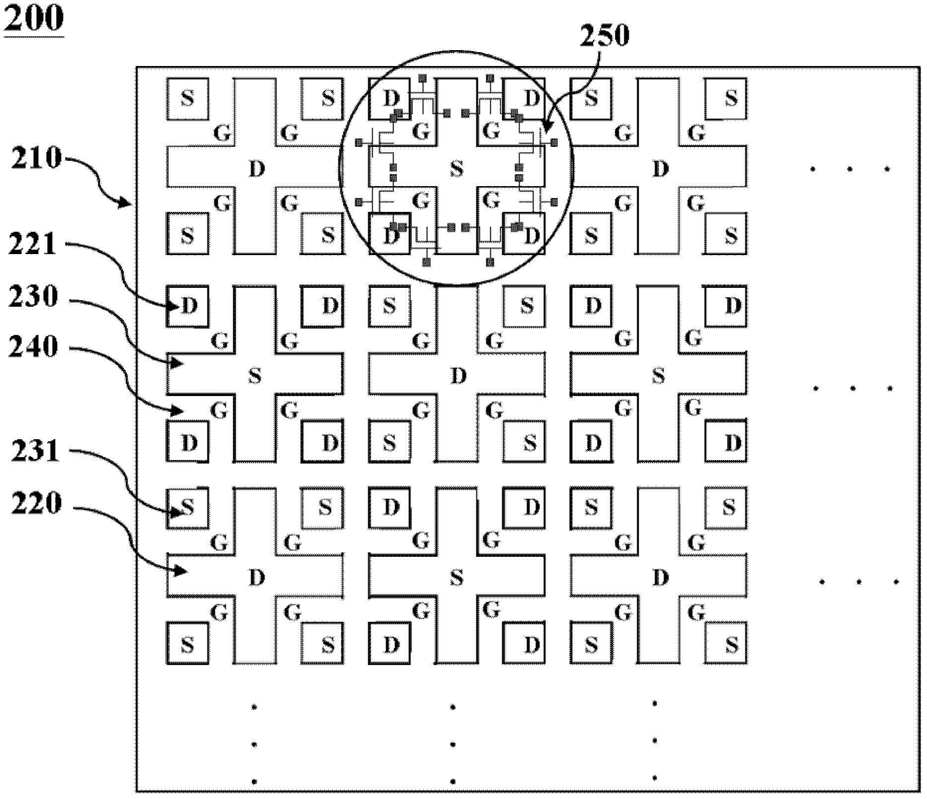 Metal-oxide-semiconductor field-effect transistor layout structure