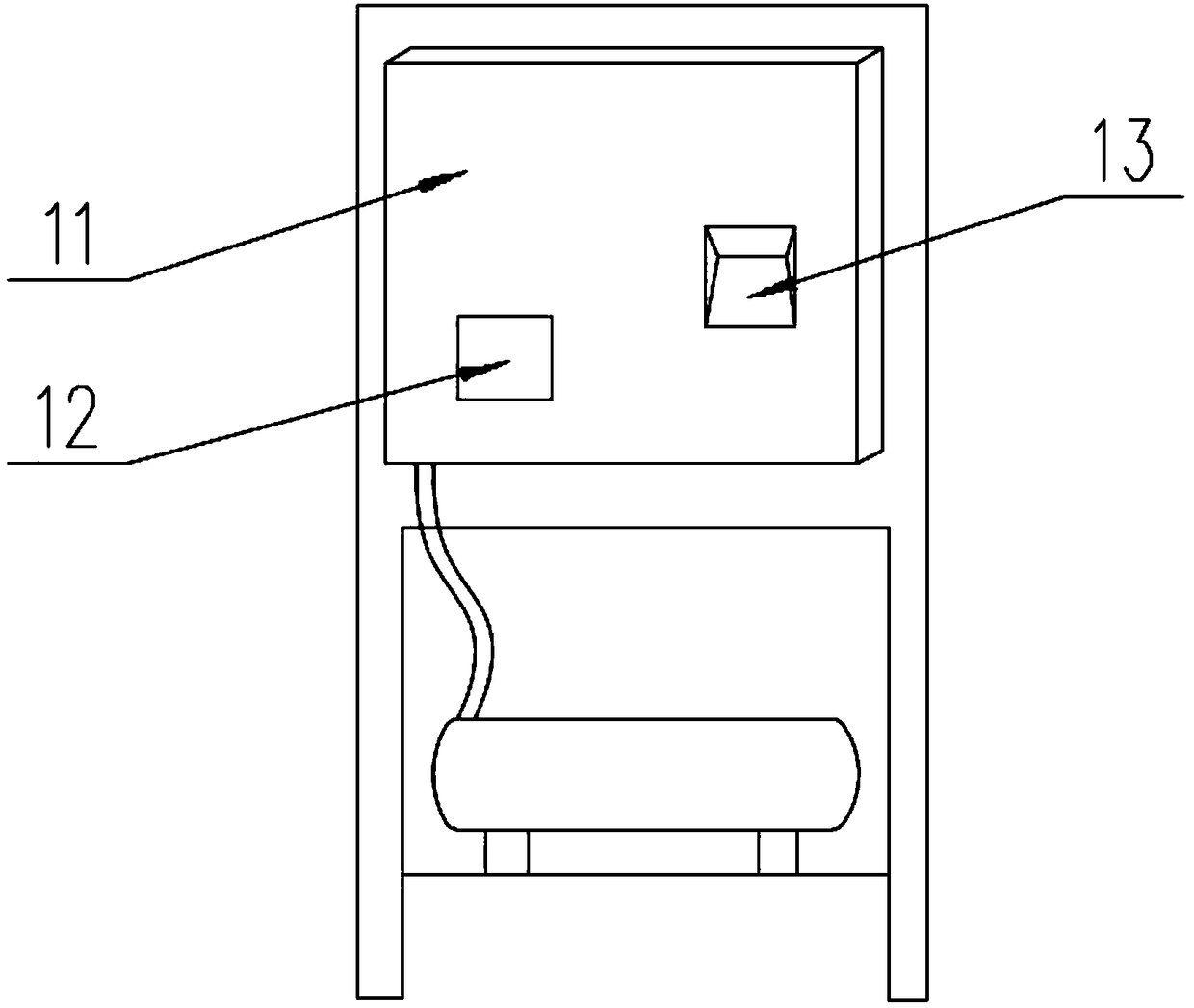 Leather repair machine and repair method thereof