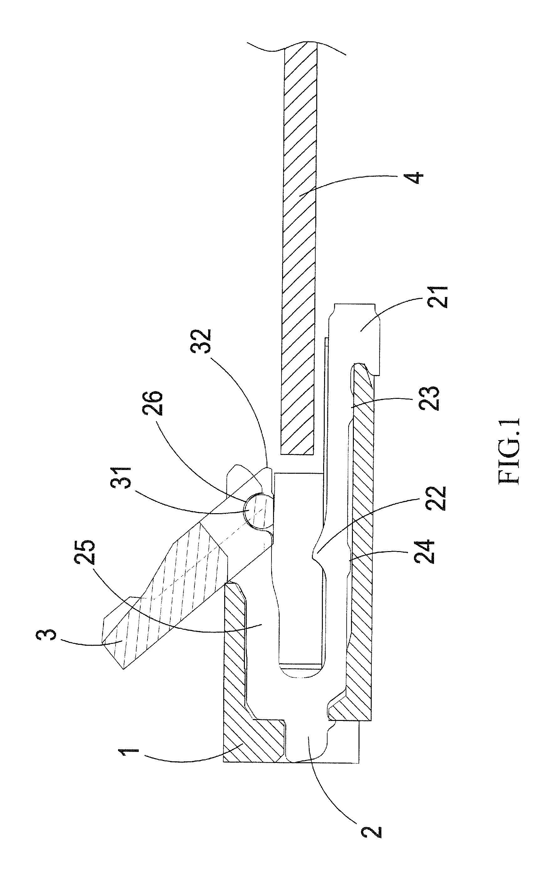 Structure of conductive terminal of electrical connector