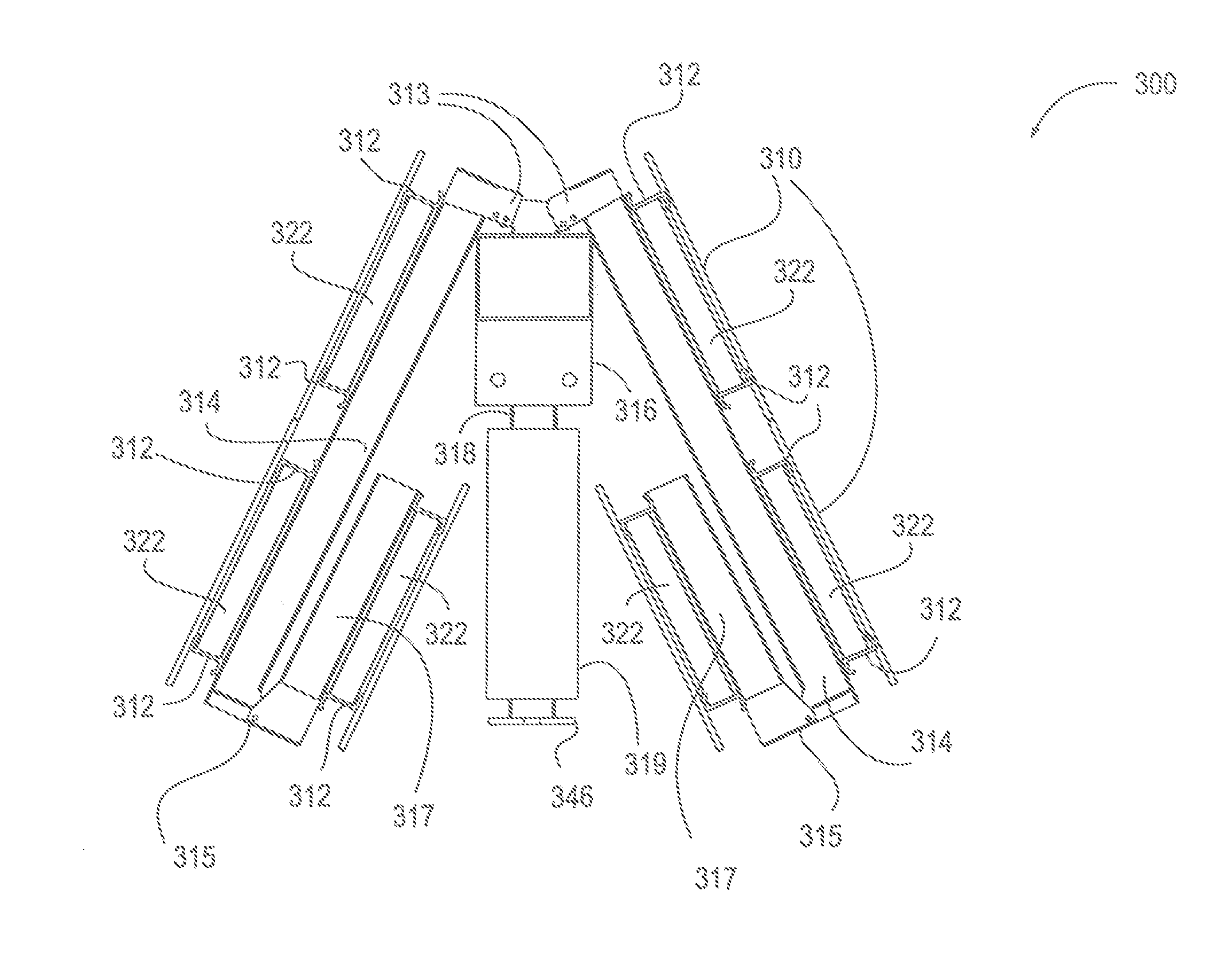 Folding solar canopy assembly