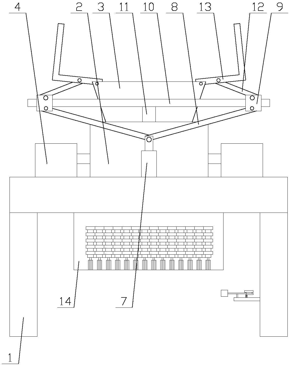 Efficient-type shredding machine with dust isolation function