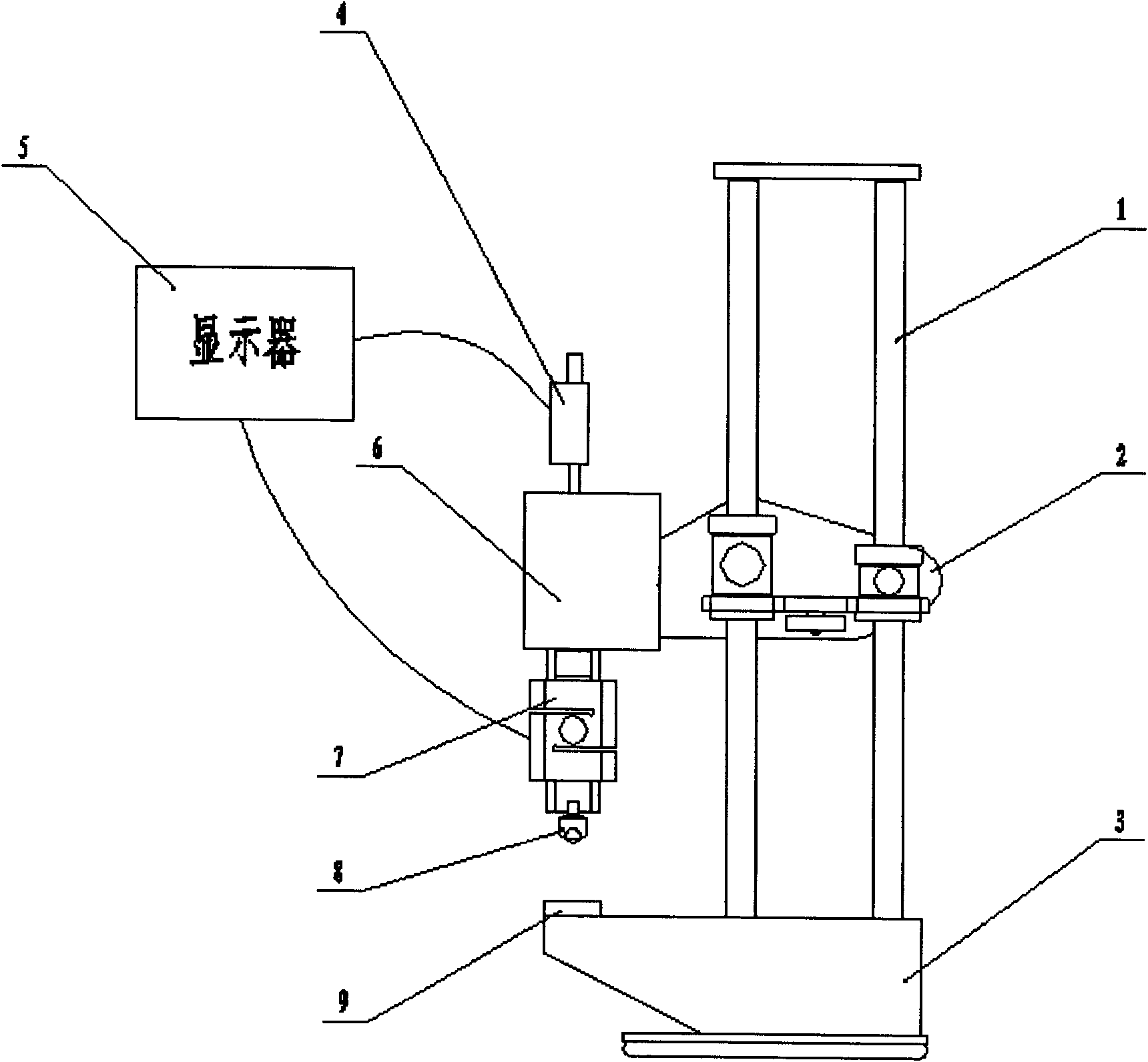 Portable on-site Brinell hardness tester