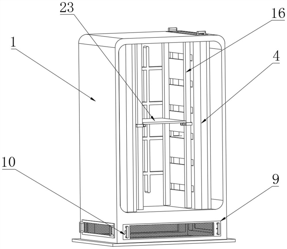 Long-life ring main unit with multi-stage heat dissipation performance