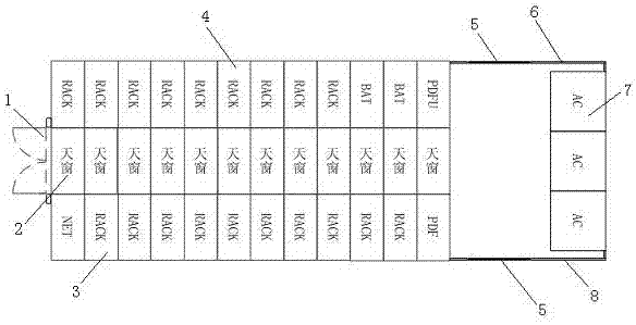 Micro module data center based on room-level precision air conditioners