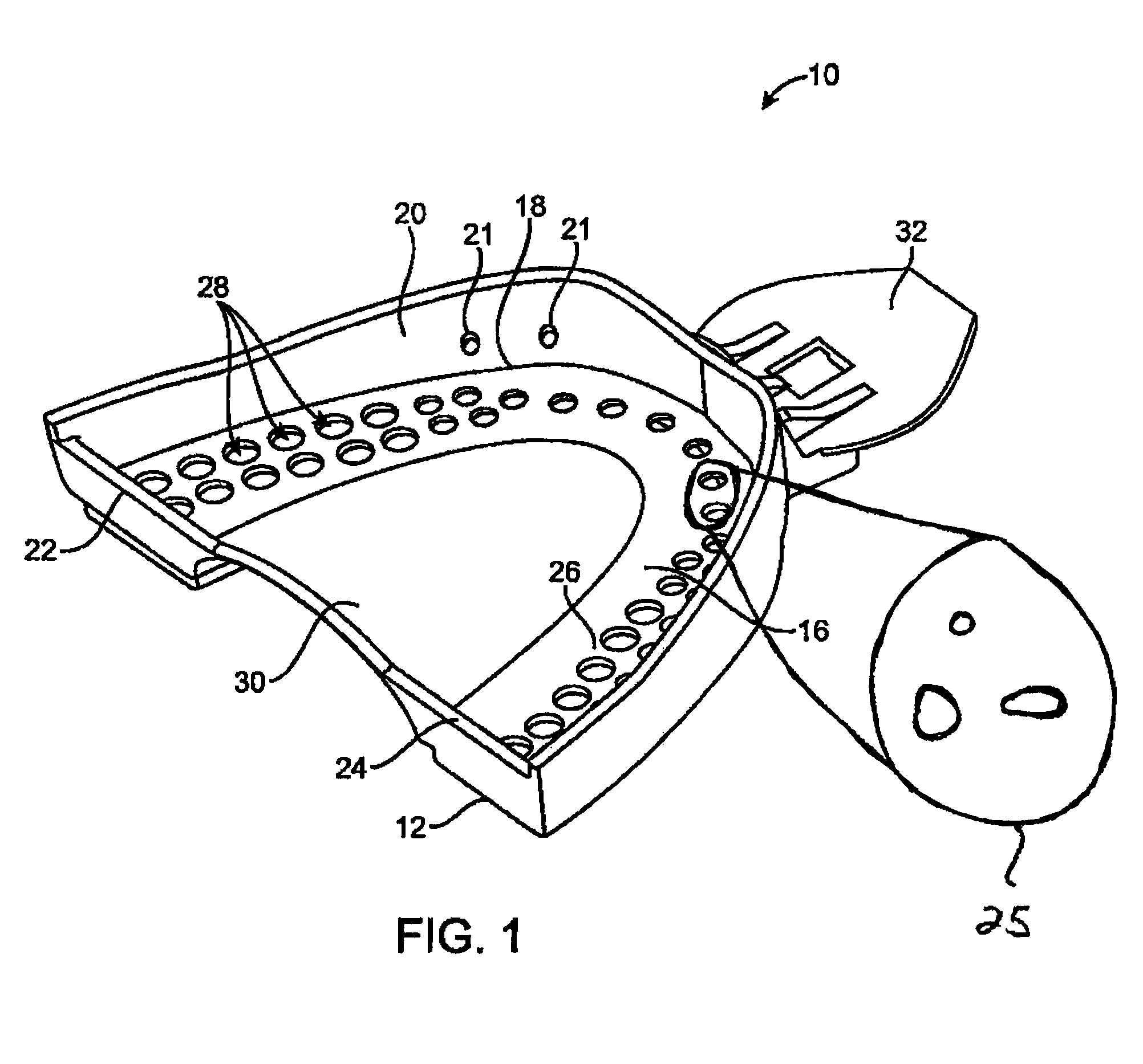 Injection impression tray