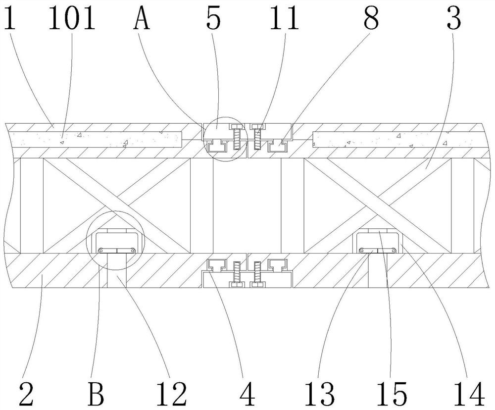 Building assembly type steel structure building external hanging formwork