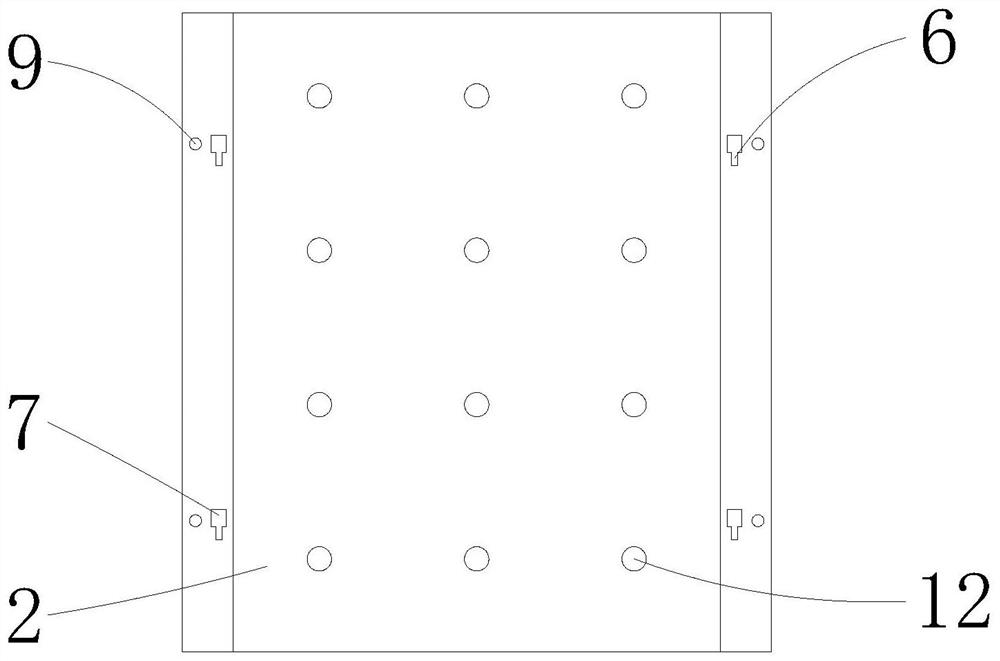 Building assembly type steel structure building external hanging formwork