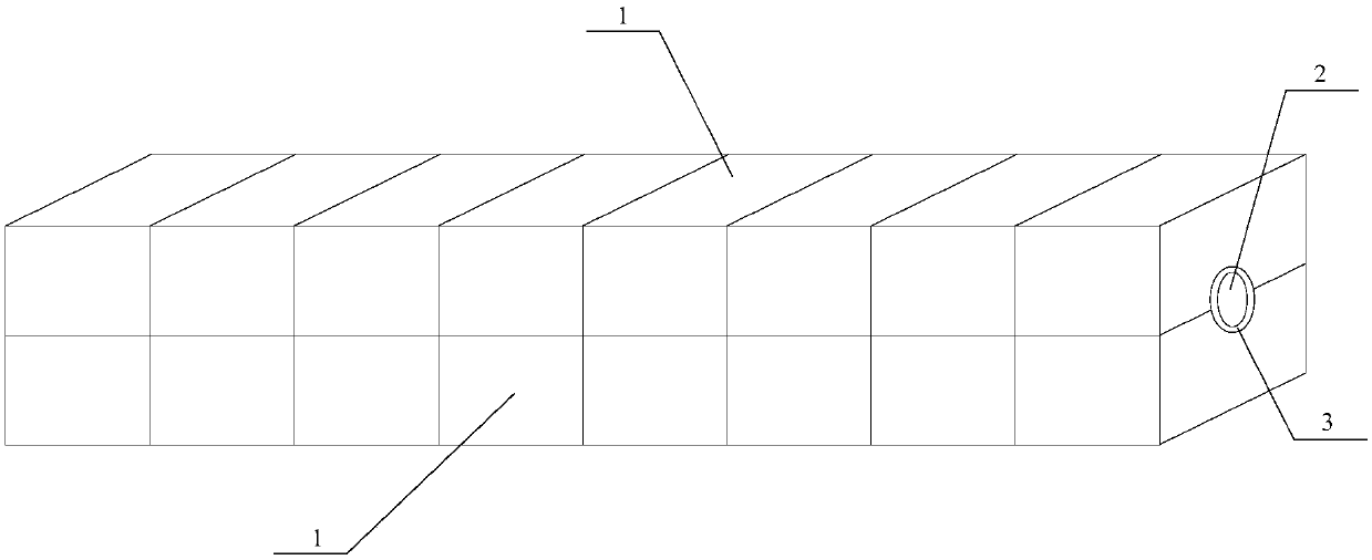 Building block, building block device and building block system for sponge cities, making method of building block and construction method