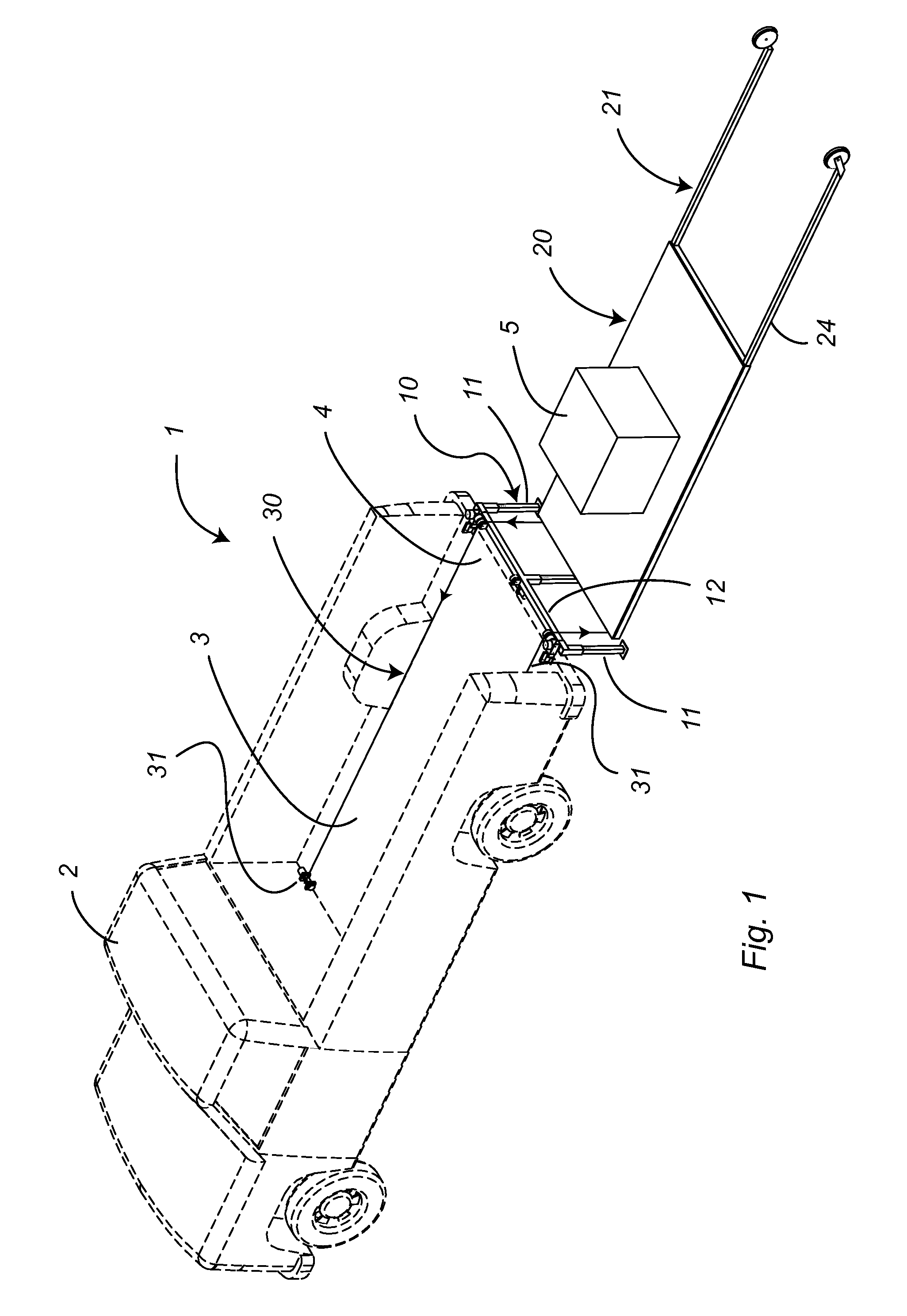 Truck loading device