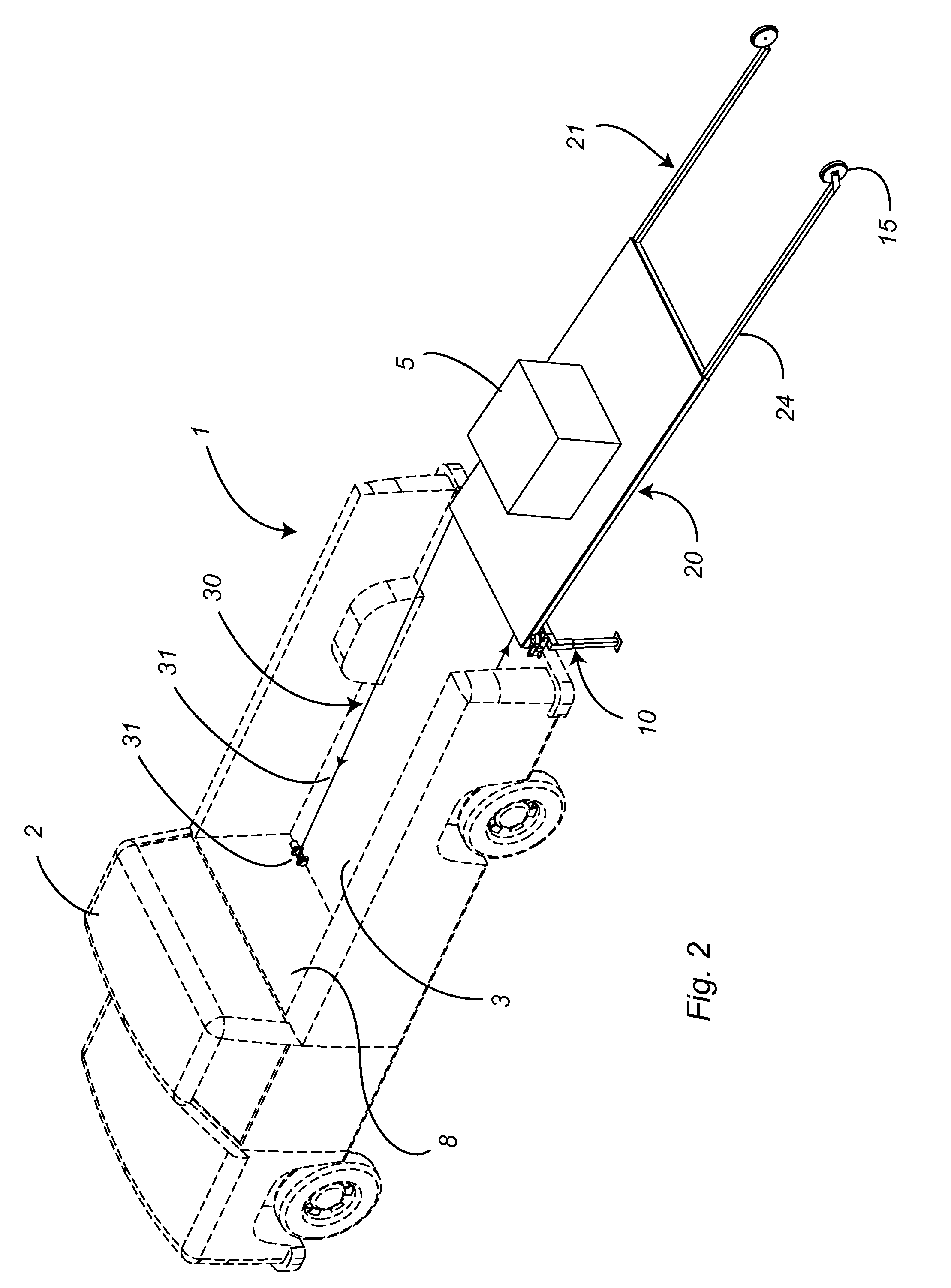 Truck loading device