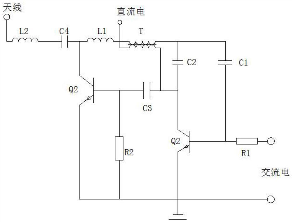 RFID reading device with intelligently changed transmitting frequency