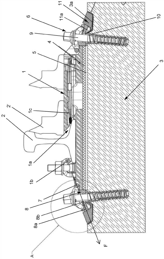 Rail fixing system