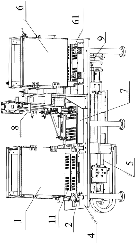 Automatic distribution mechanism for stock bins