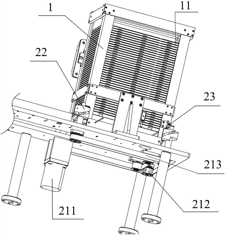 Automatic distribution mechanism for stock bins