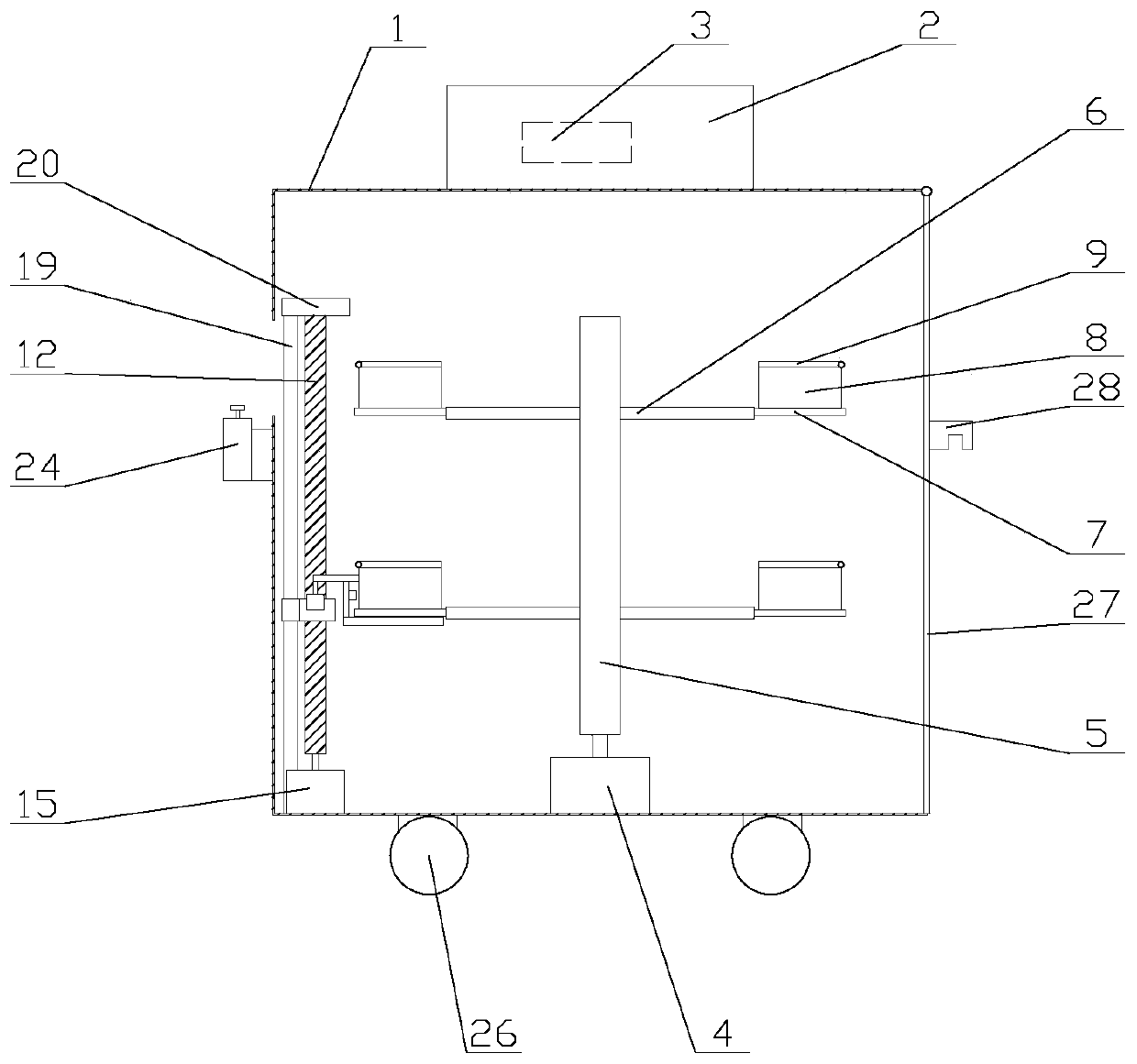 Medical robot applicable to clinical operations and having storage and transfer functions