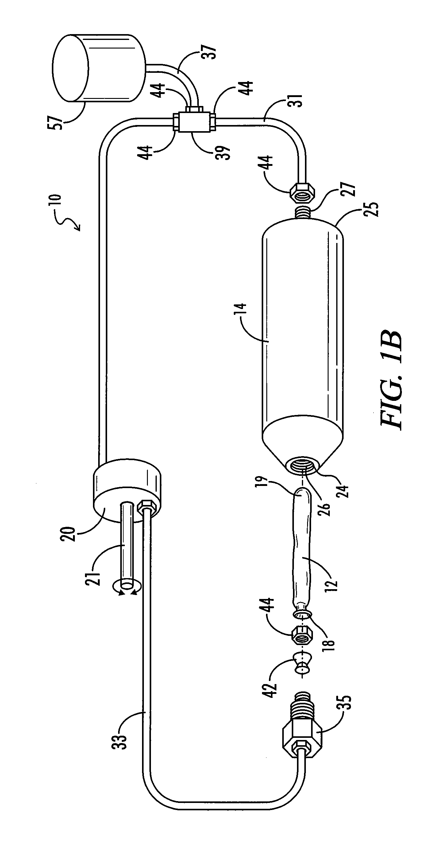 Elastic hydraulic accumulator/reservoir system