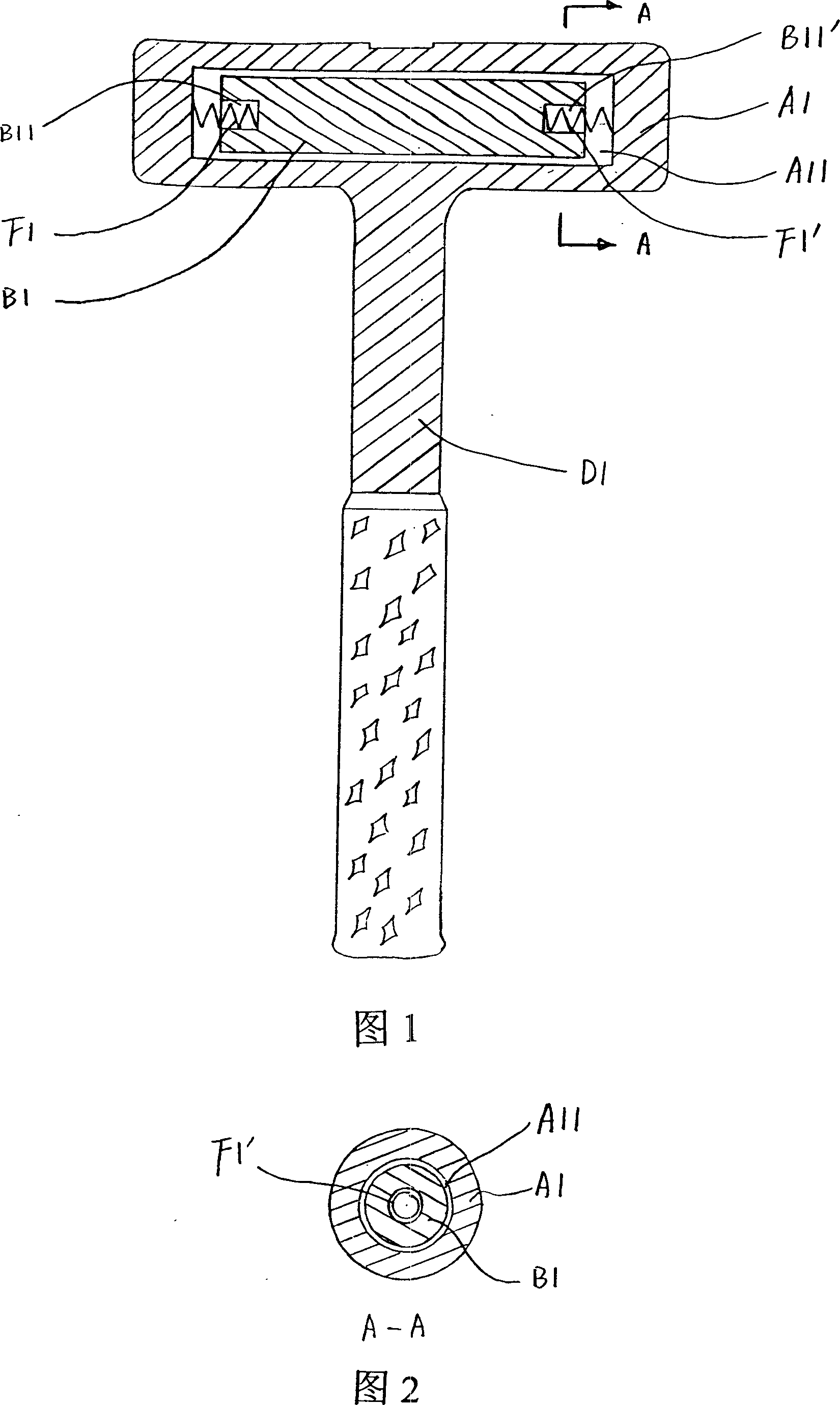 Double-beat hammer mechanism