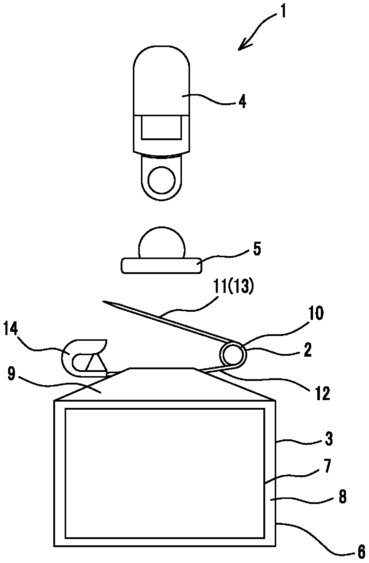 Information Display Body And Connecting Part Used For Same