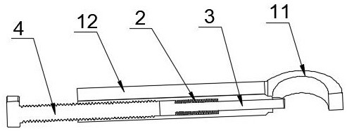 Nut dismounting device