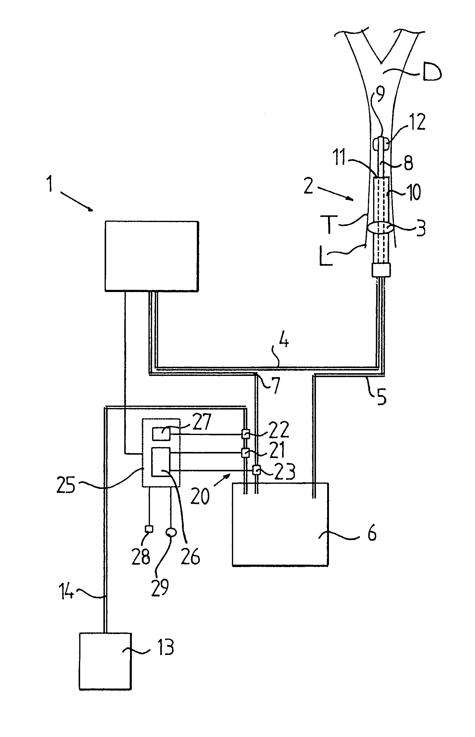 Device for a respirator