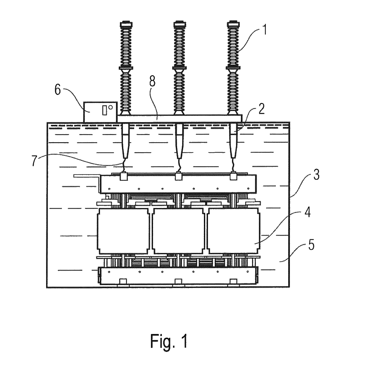 High-voltage combined electrical apparatus