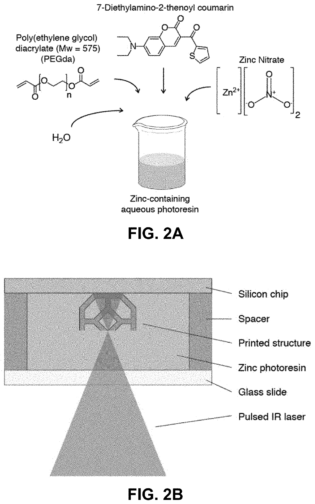 3D printing of metal containing structures