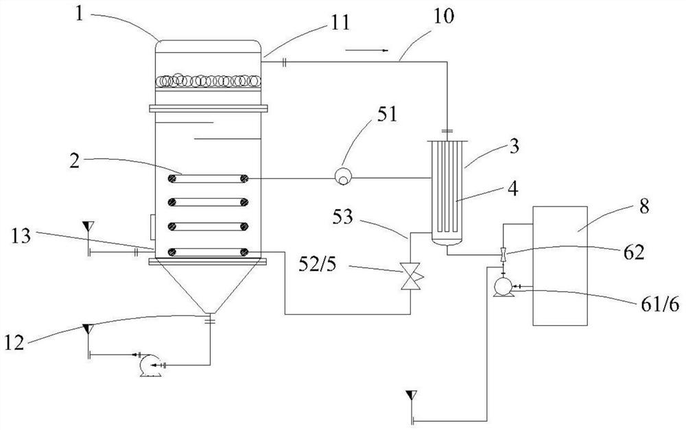 Low-temperature vacuum evaporator used at low environment temperature