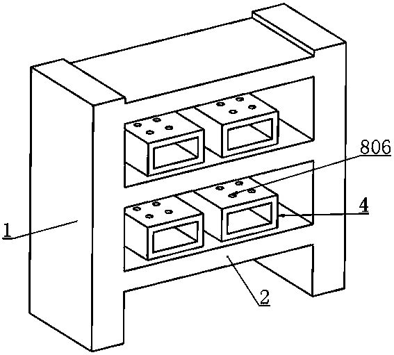 Automobile charger storage rack with damp-proof function