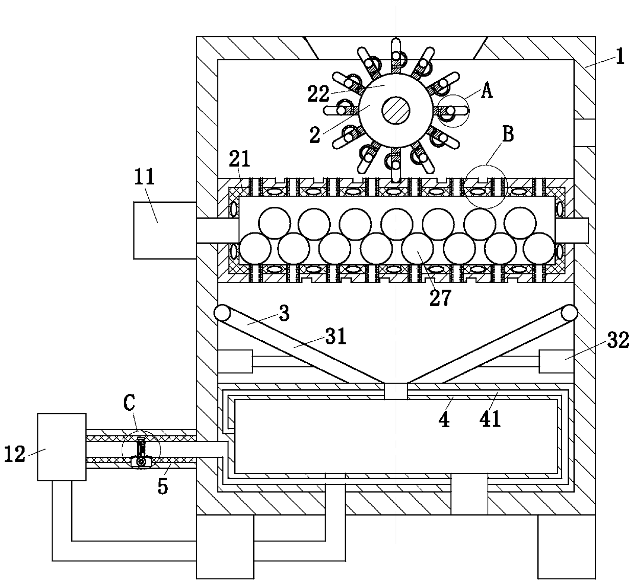 Process for reusing slag of aluminum smelting furnace