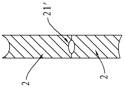 Two-roller cold rolling mill structure for copper rod