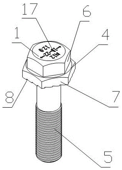 A kind of multifunctional convenient disassembly and assembly bolt assembly