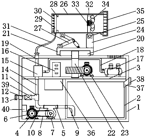 Dedusting device for mining