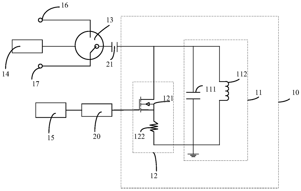 Mosfet-based low-field nuclear magnetic resonance q-switching circuit