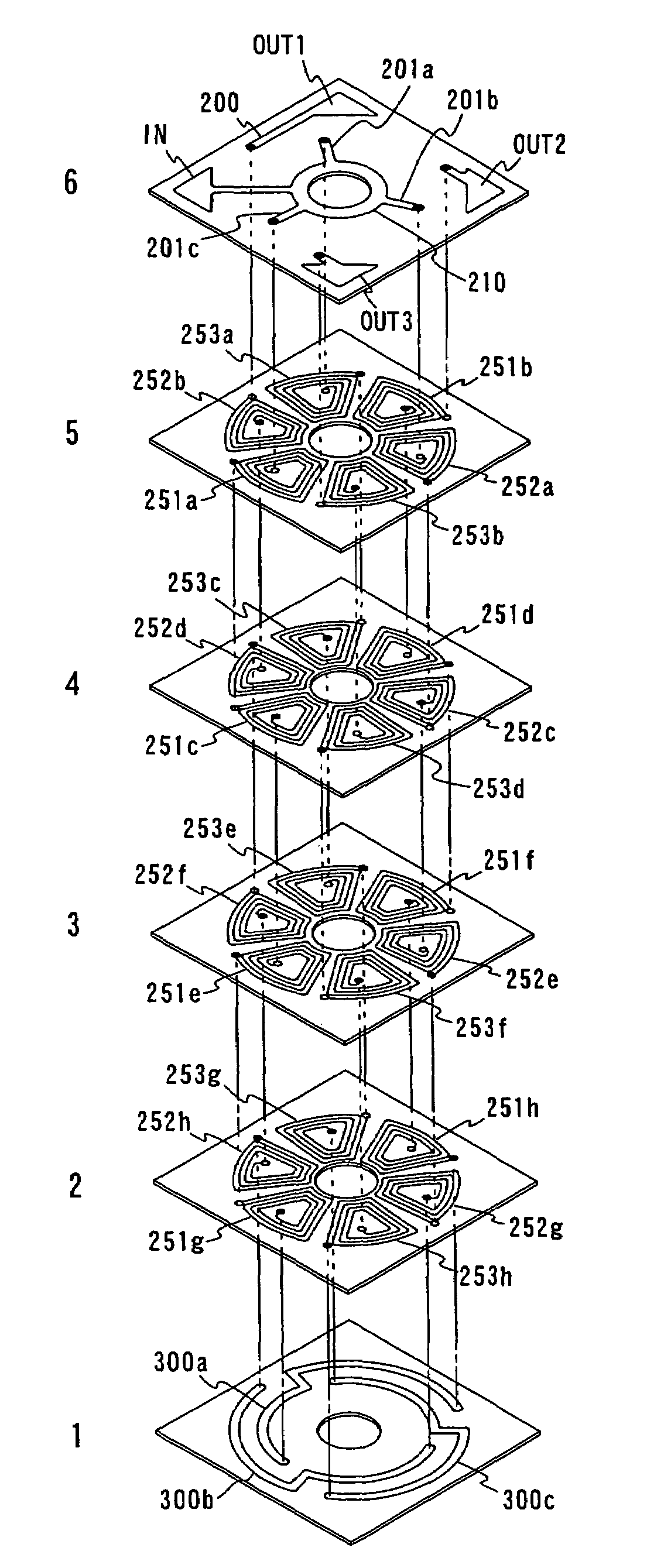 Laminate coil and brushless motor using same