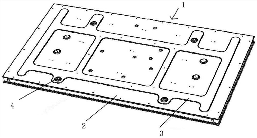 Liquid crystal display module backboard and preparation process thereof