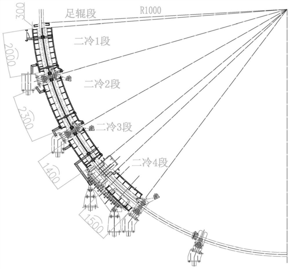 A control method for segregation and mesh carbon of 86-grade high-strength cord steel wire rod