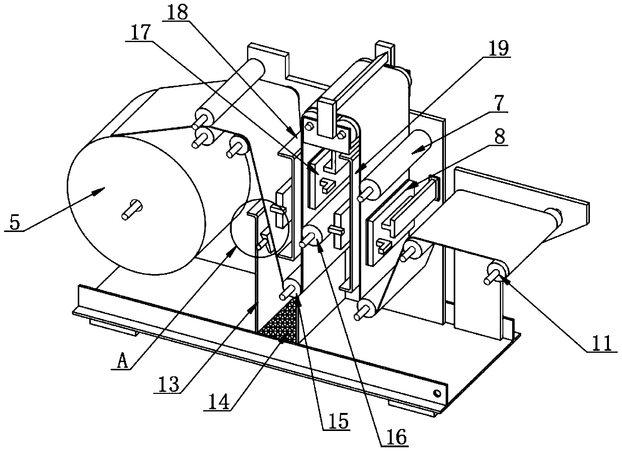 Both-side printing equipment for medical paper-plastic bag production