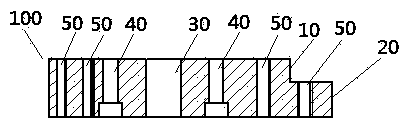 Manufacturing method of oil-way hole in base space and locating tool of oil-way hole