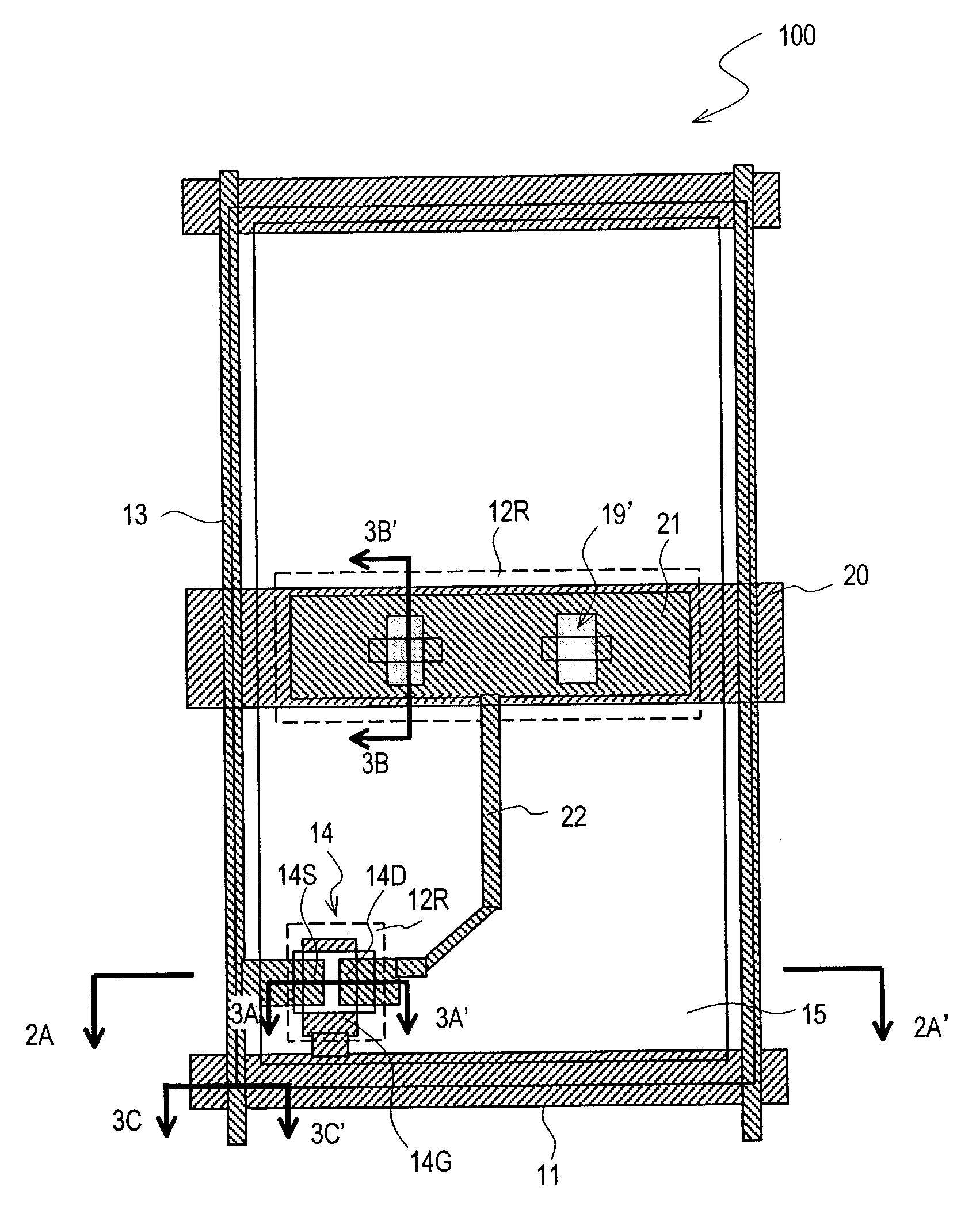 Active Matrix Substrate and Display Unit Provided with It