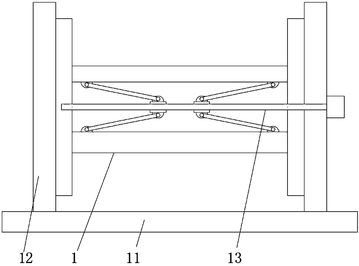 Support device for public service advertising board