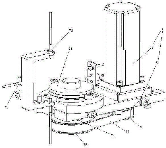 Preassembling mechanism for motor end cap