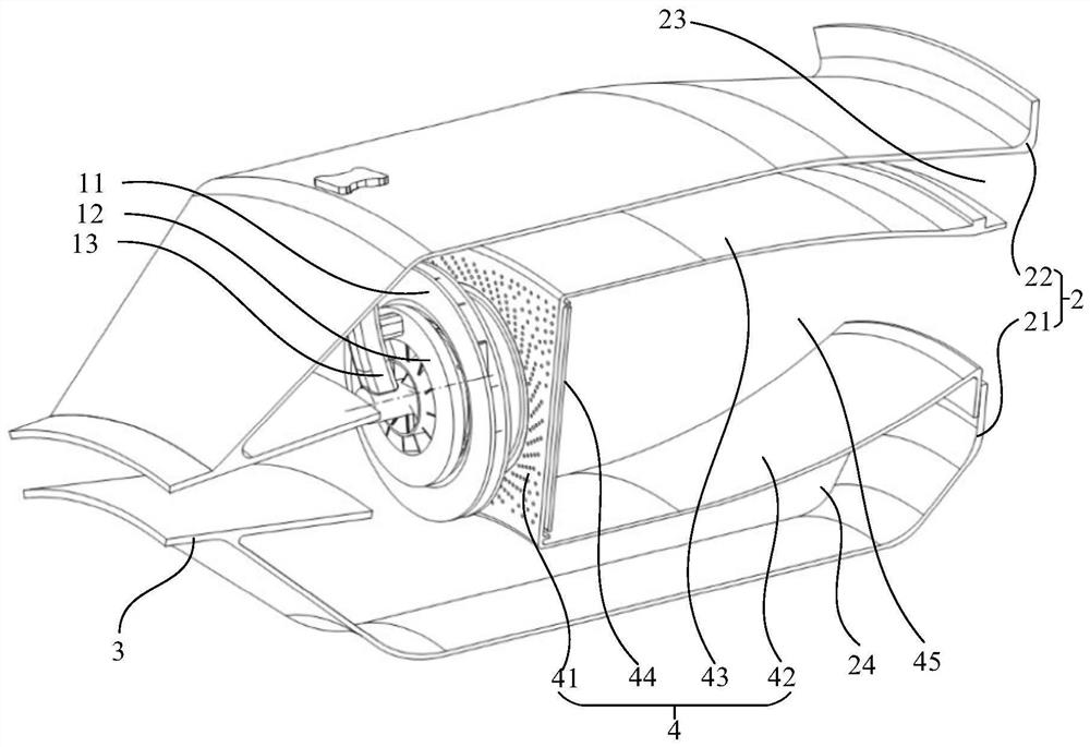 Combustion chamber and its atomization device, aviation gas turbine engine