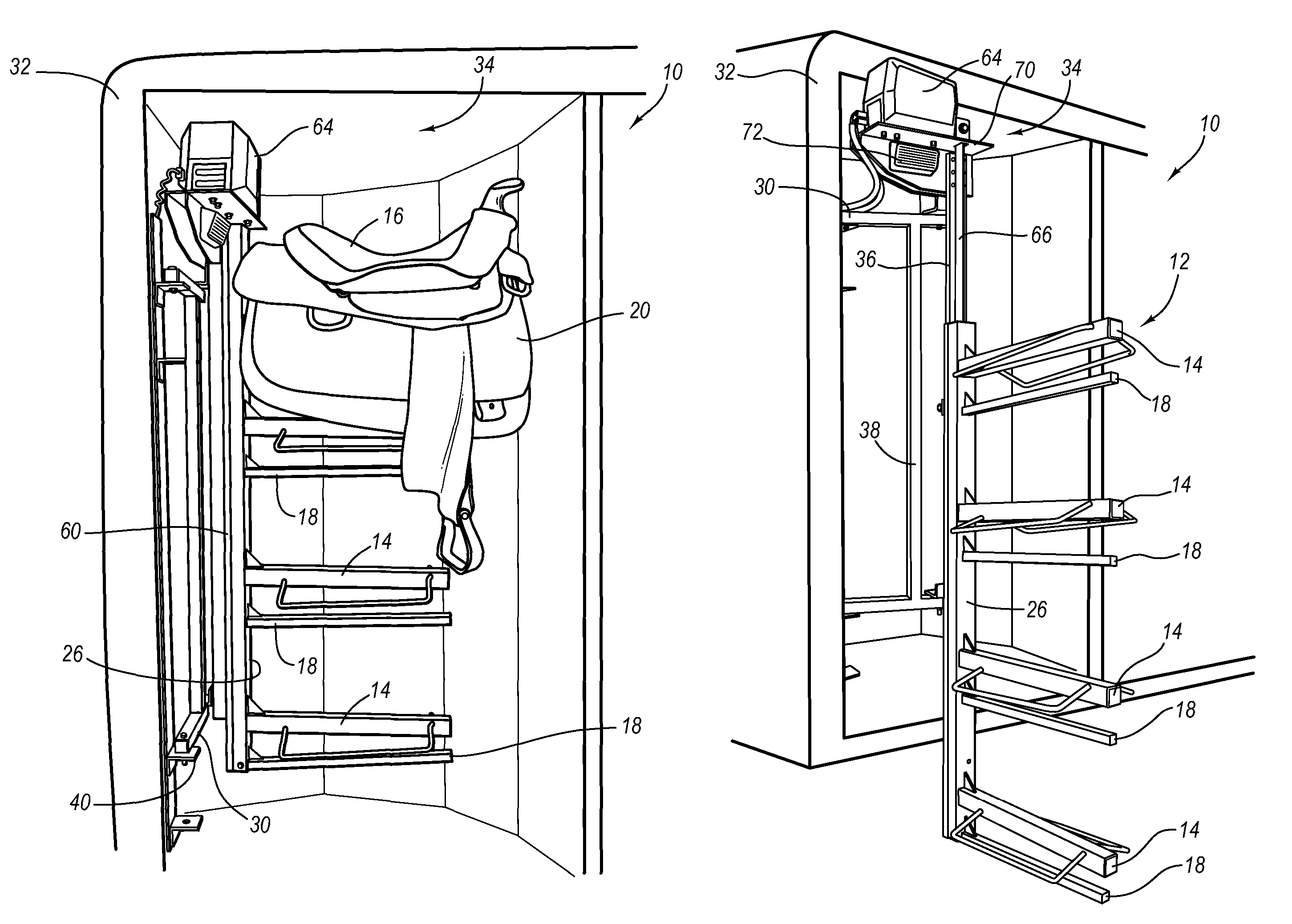 Saddle rack