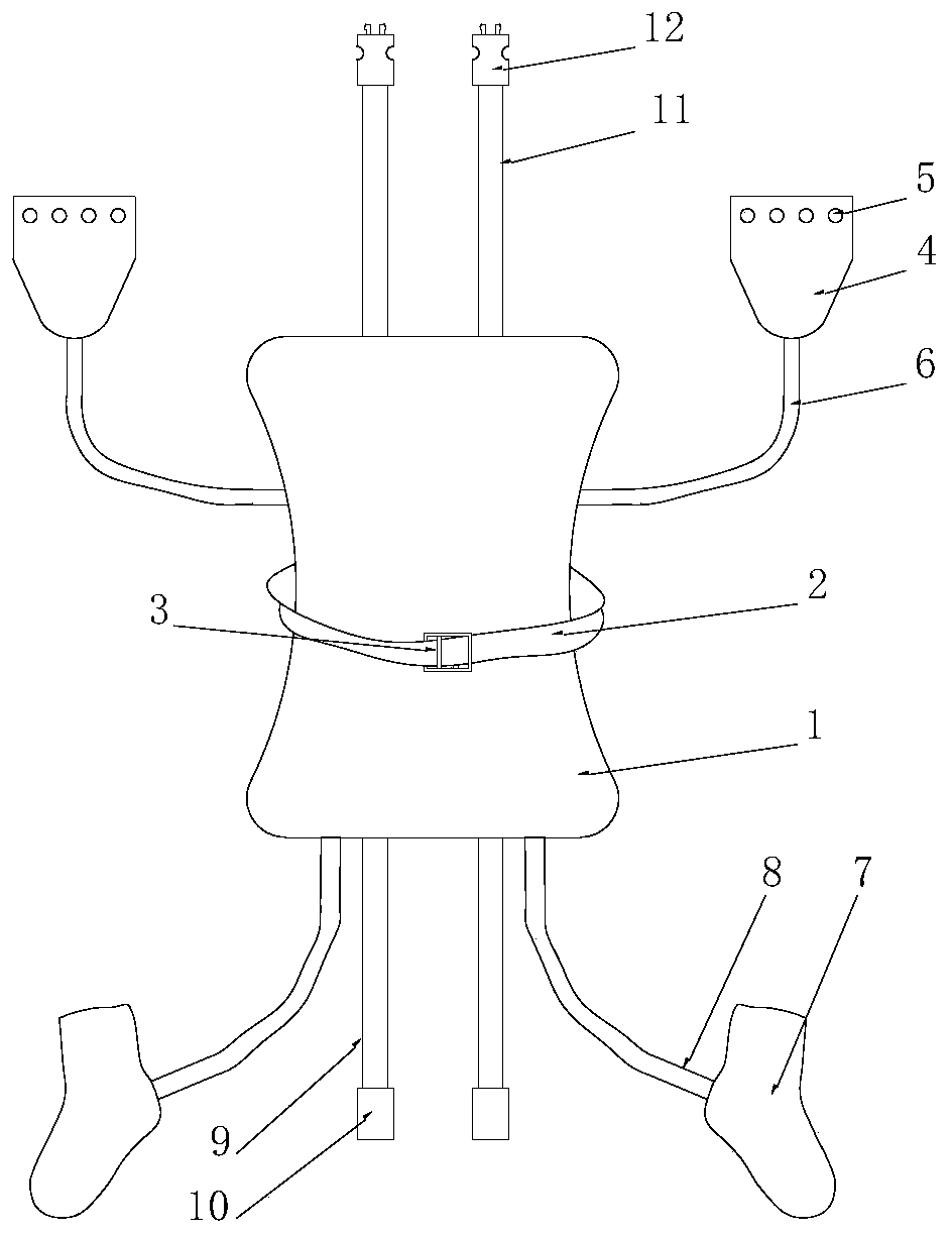 Swimming technical resistance trainer