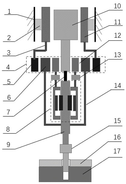 Torque wrench with extremely low reaction force to operator