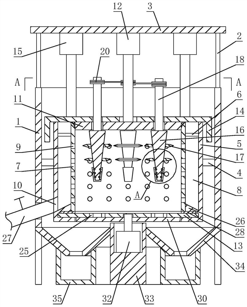 High-efficiency garbage cleaning treatment equipment