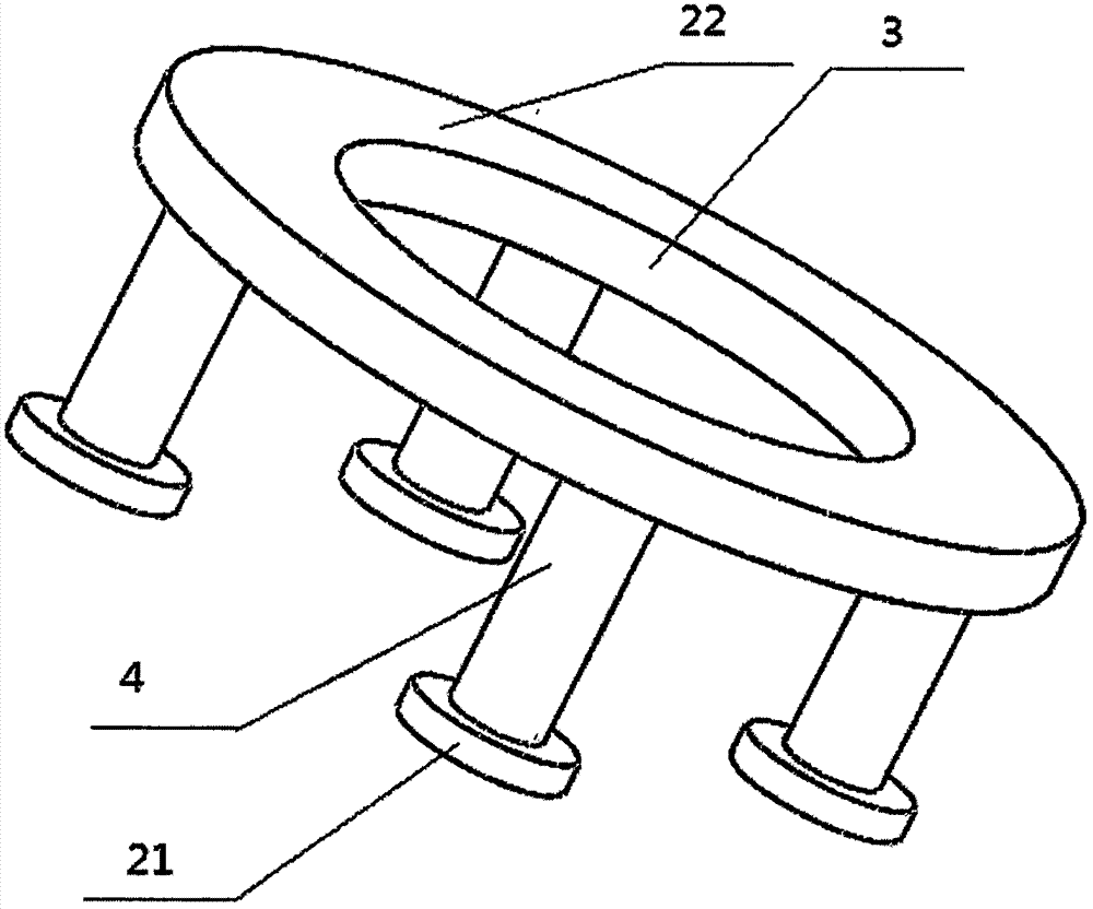 Microphone stand capable of music score page turning for college music teaching