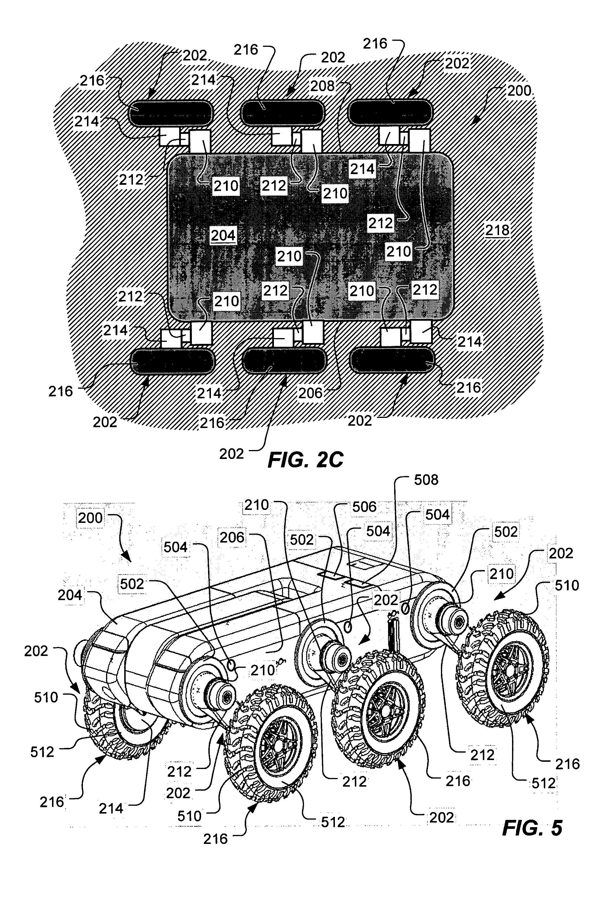 Vehicle having an articulated suspension and method of using same