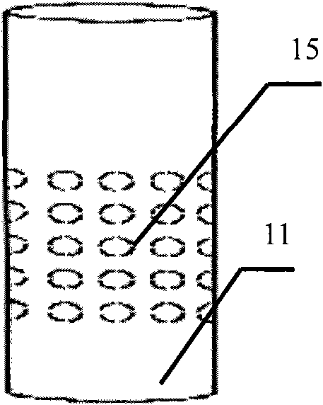 Fireworks inner tank for displaying caption pattern in the sky